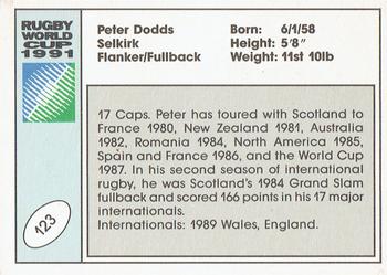 1991 Regina Rugby World Cup #123 Peter Dods Back